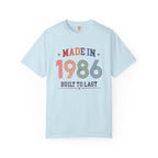 Made in 1986 – Birthday T-Shirt | Built to Last