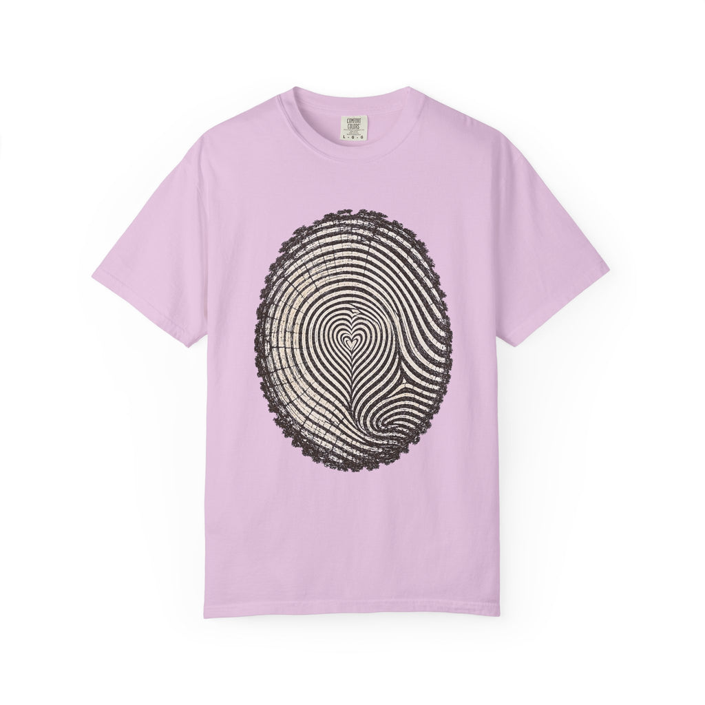 Love the Forest – Tree Ring Heart T-Shirt | Outdoors Edition