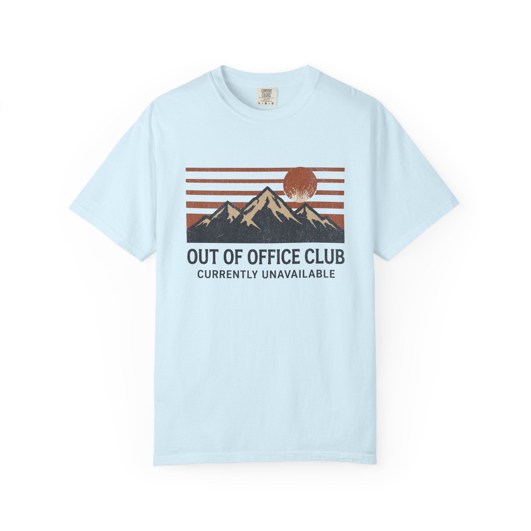 Out of Office Club – Mountain Sunset T-Shirt | Explorer Edition