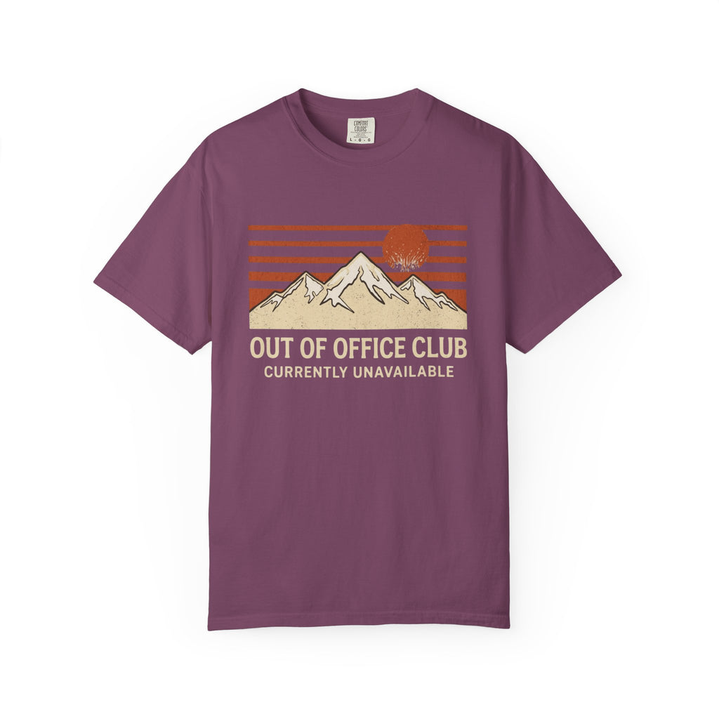 Out of Office Club – Mountain Sunset T-Shirt | Explorer Edition