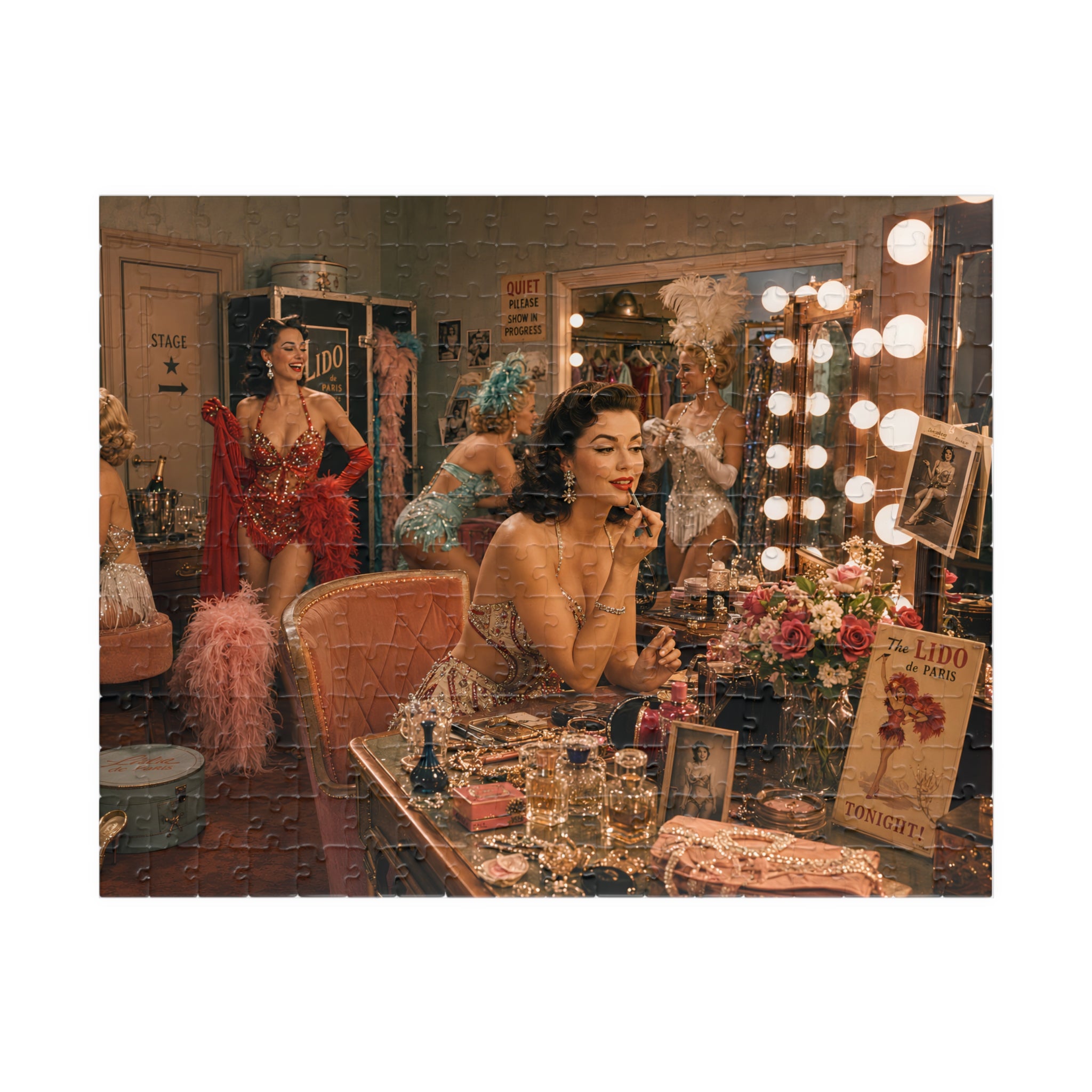 The Show Starts Here – Vintage Backstage Jigsaw Puzzle