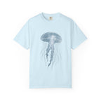 Large Jellyfish Graphic T-Shirt, Ocean Art Tee, Watercolor Sea Life Shirt, Coastal Lifestyle Gift, Beach Lover Tee