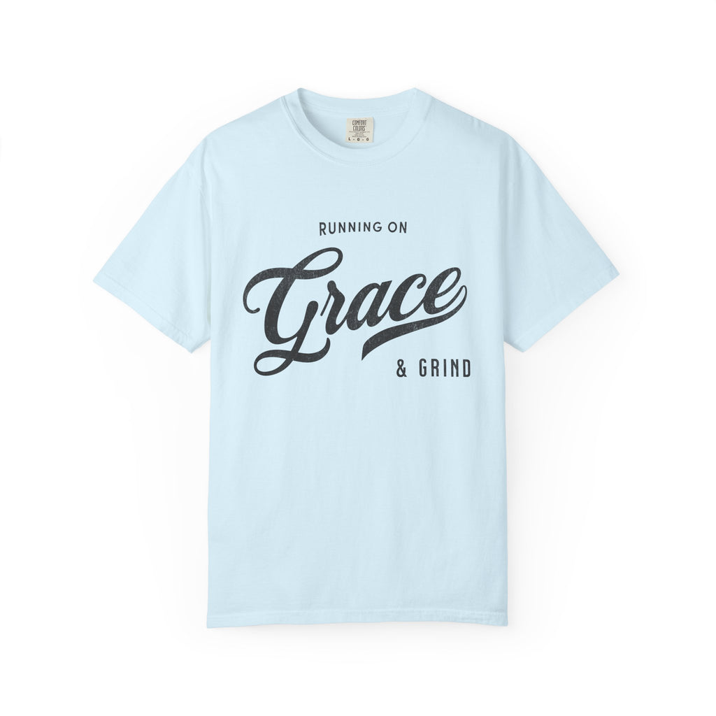 Fueled by Grace & Grind – Faith & Motivation T-Shirt | Explorer Edition