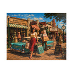 Just One More Little Thing – Retro Main Street Shopping Art Puzzle