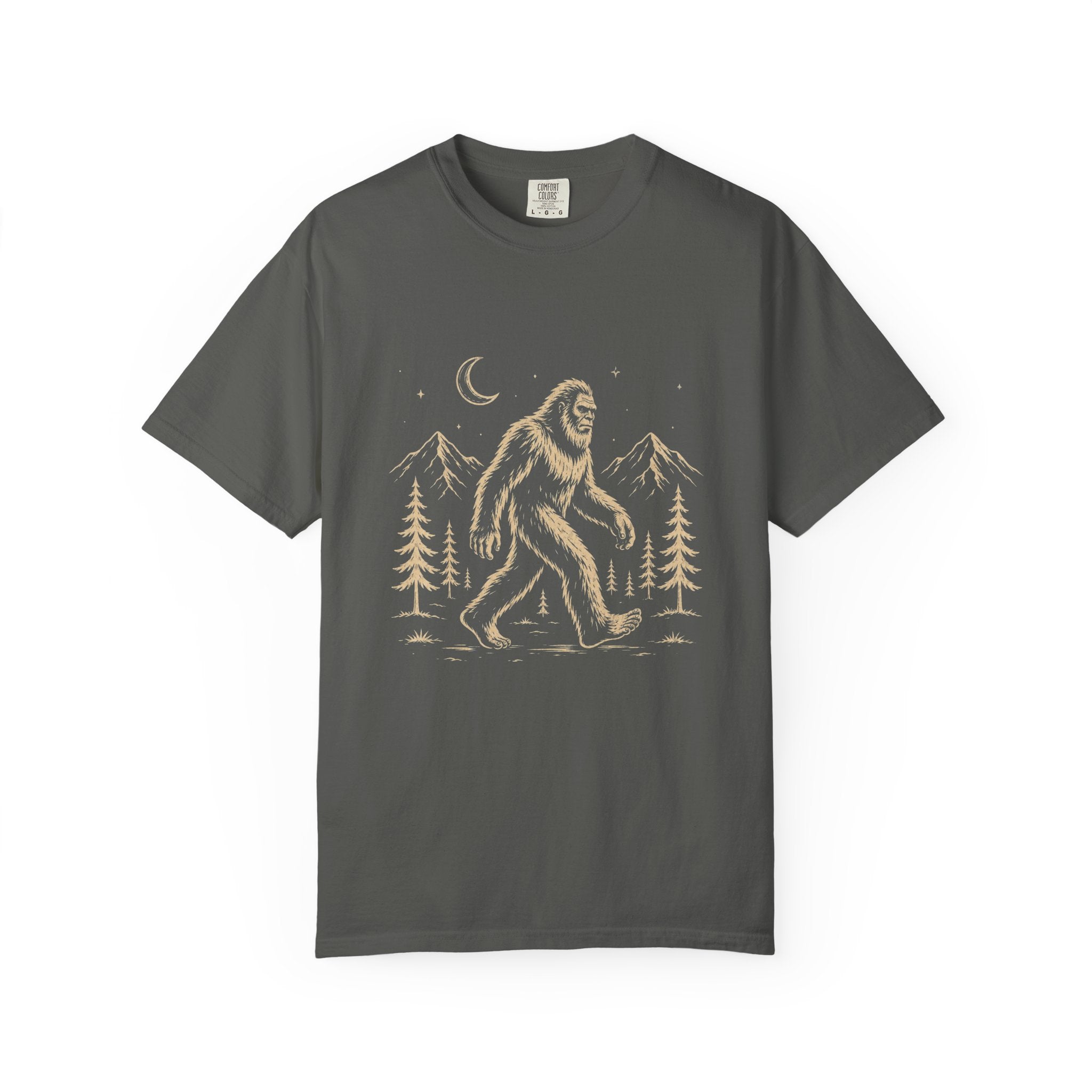Moonlight Bigfoot – Night Hike T-Shirt | Outdoors Edition