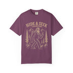 Hide and Seek Champion Shirt, Funny Bigfoot Tee, Sasquatch Joke Gift, Camping Humor Shirt, Comfort Colors