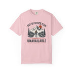Out Of Office Club Hiking Shirt, Backpacker Gift, Adventure Travel Tee, Nature Lover Shirt, Mountain Hiking Comfort Colors Tee