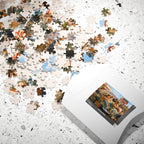We'll Figure It Out at the Next Motel – Retro Road Trip Art Puzzle