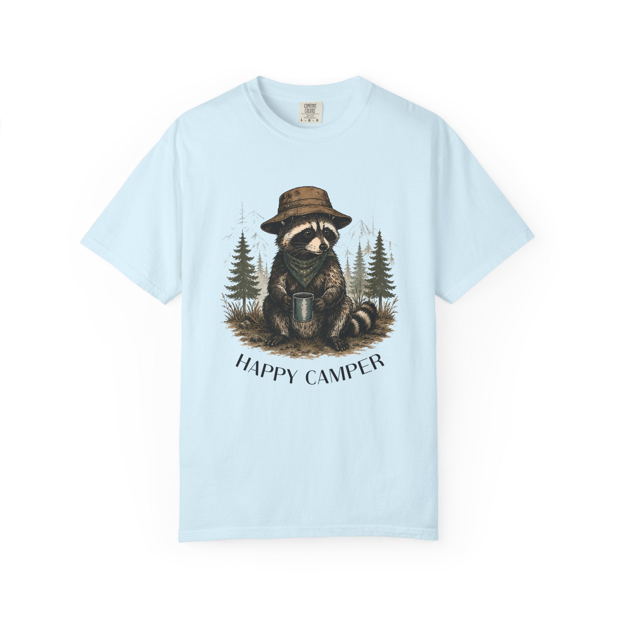 Happy Camper Shirt, Camping Lover Gift, Funny Camping Tee, Outdoor Adventure Shirt, Camp Life Graphic Tee, Comfort Colors