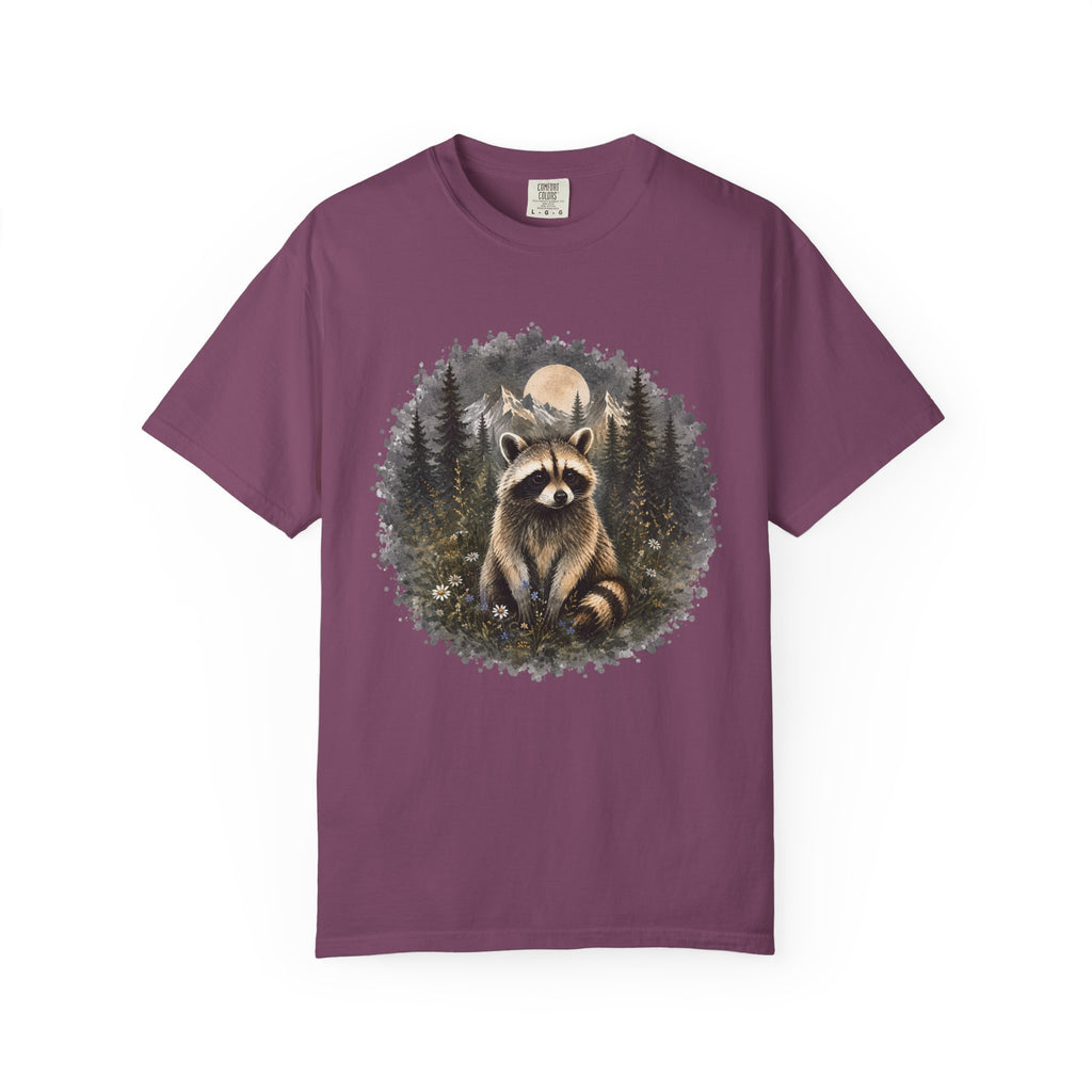 Raccoon Nature – Woodland Animal T-Shirt | Explorer Edition