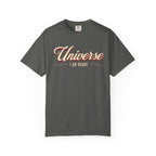 Universe I Am Ready – Retro Script Manifestation T-Shirt