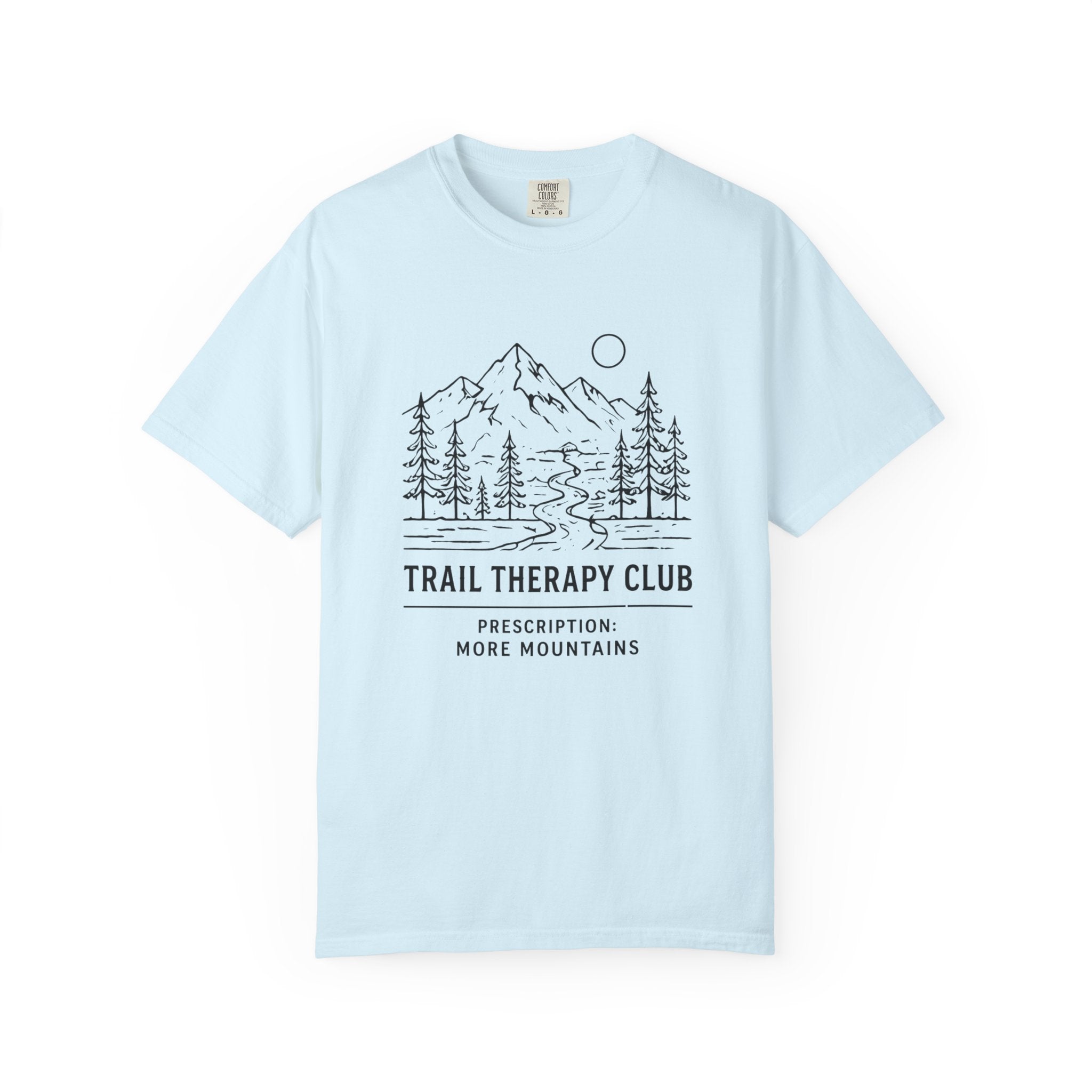 Trail Therapy Club – Minimal Mountain T-Shirt | Explorer Edition