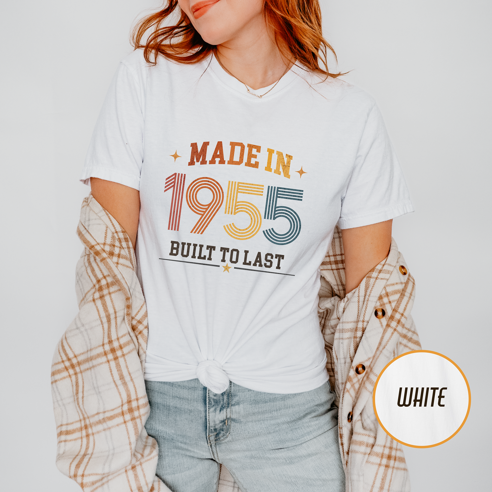 Made in 1955 T-Shirt — Built to Last Vintage Birthday Tee