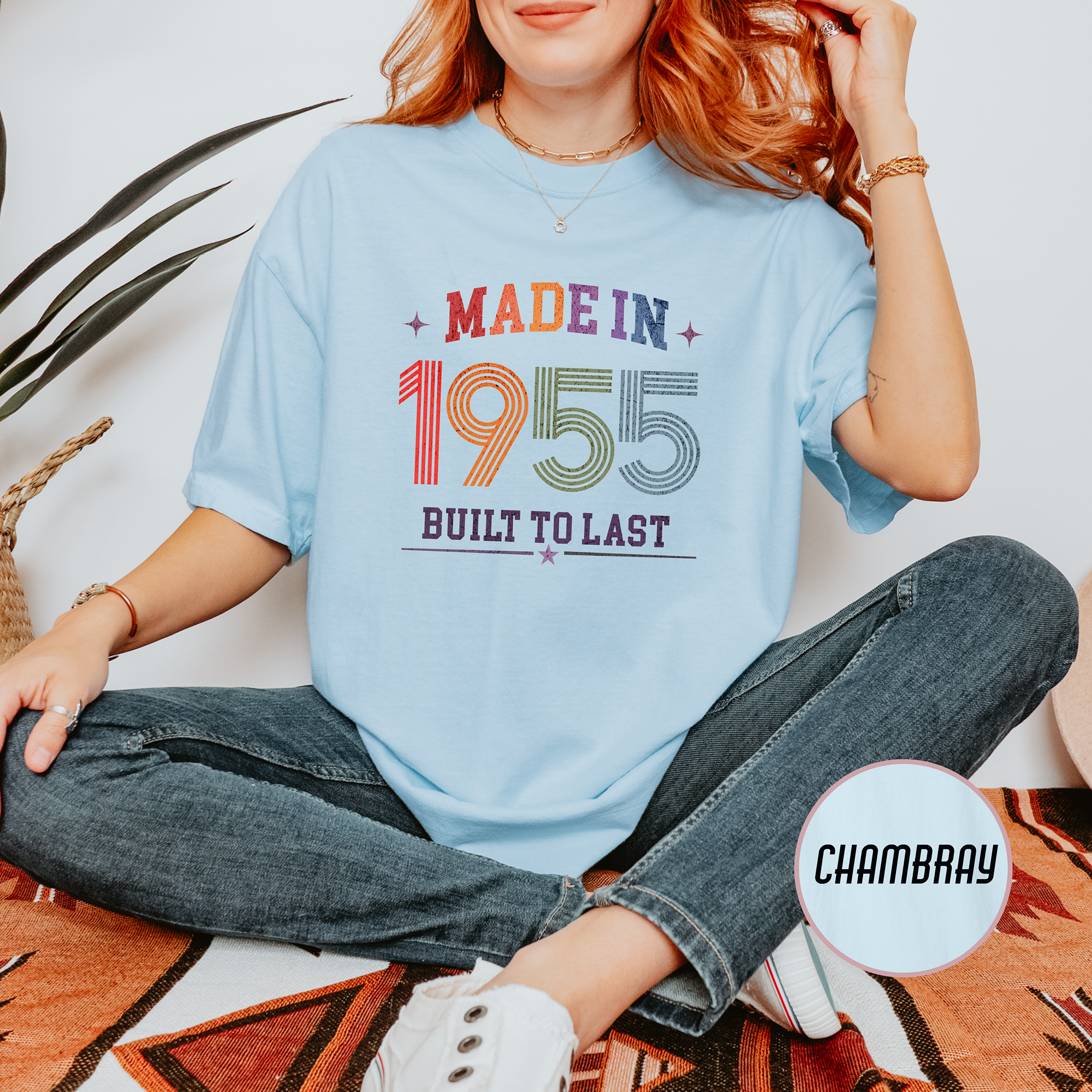 Made in 1955 T-Shirt — Built to Last Vintage Birthday Tee