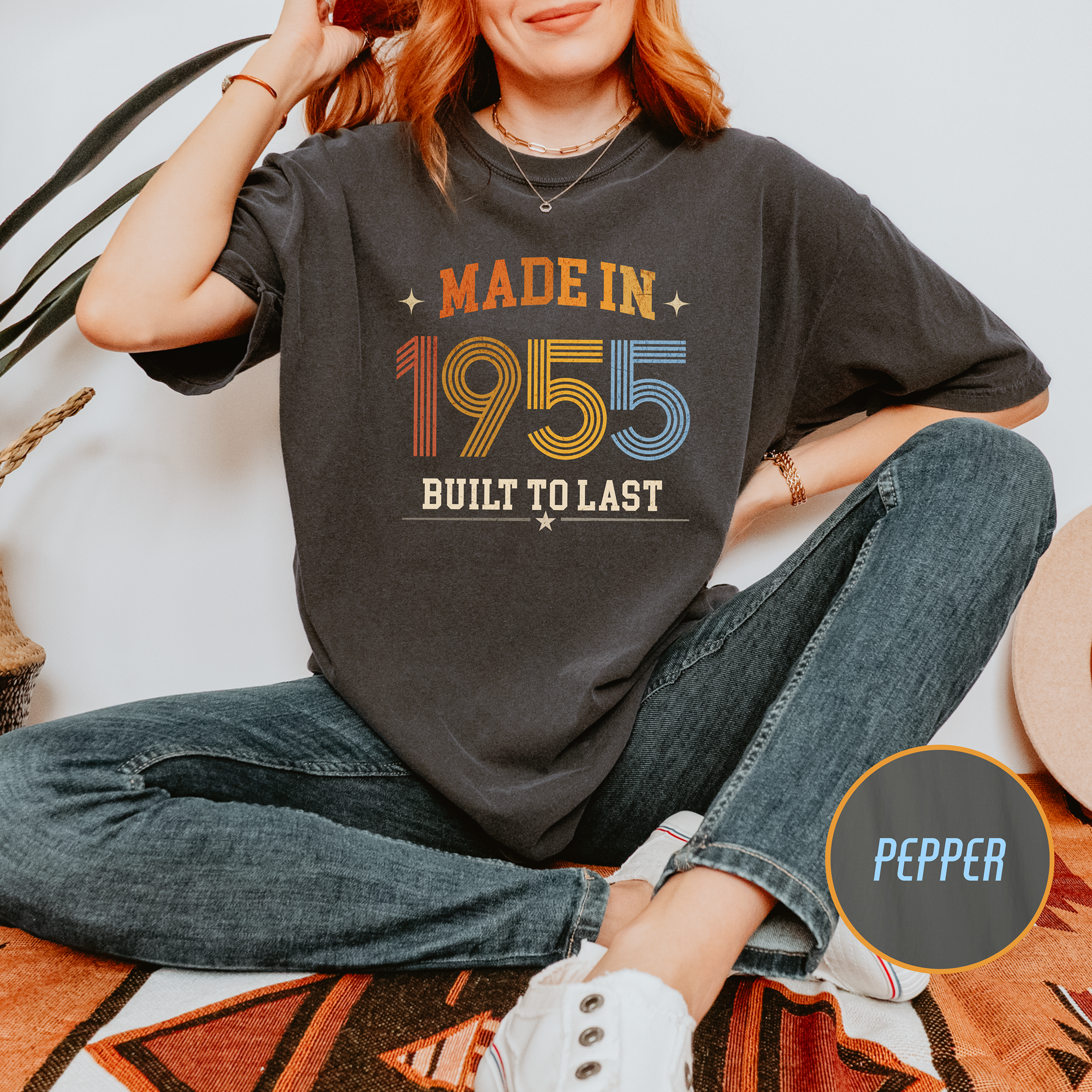Made in 1955 T-Shirt — Built to Last Vintage Birthday Tee