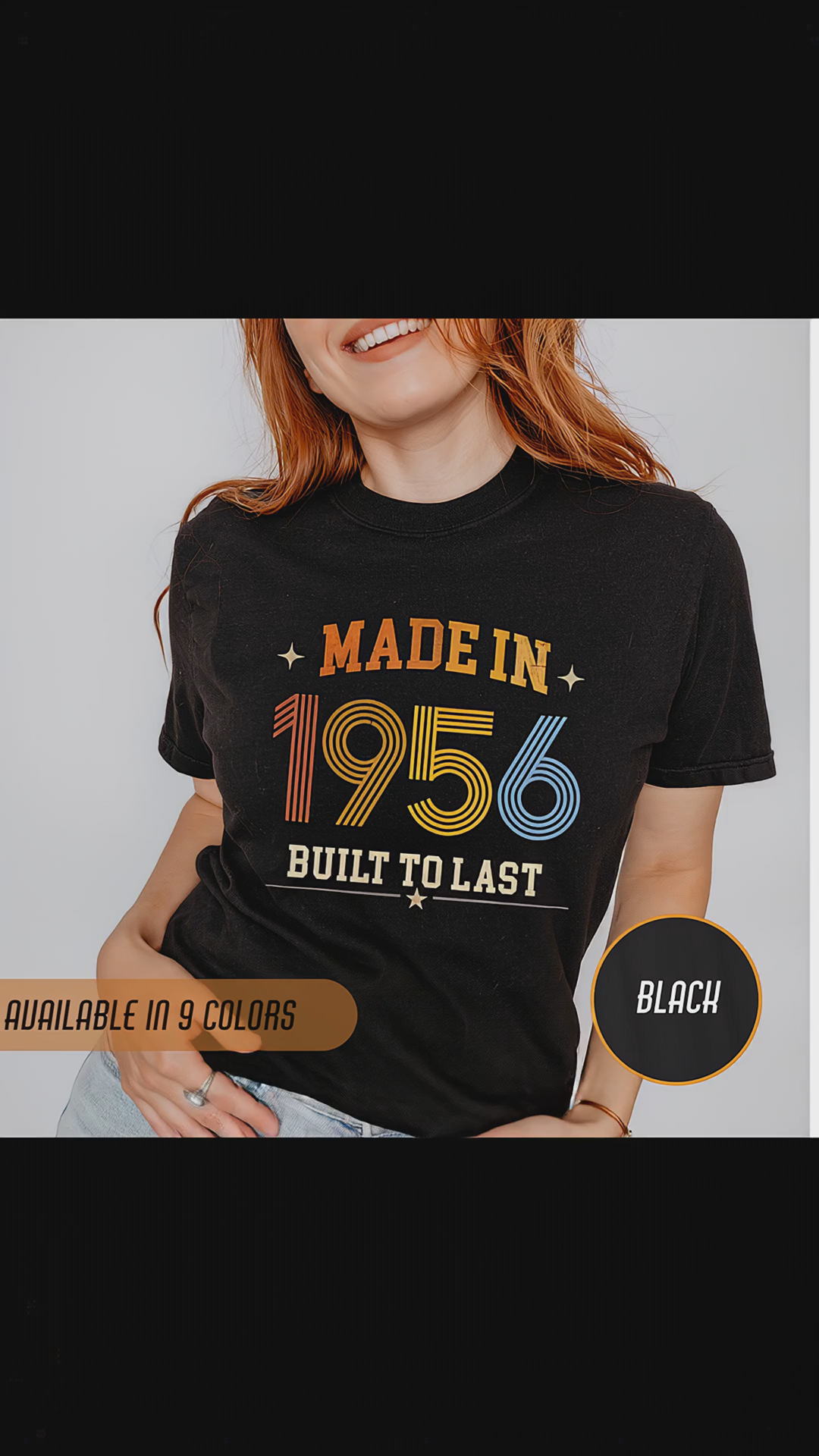 Made in 1956 T-Shirt – 70th Birthday Gift