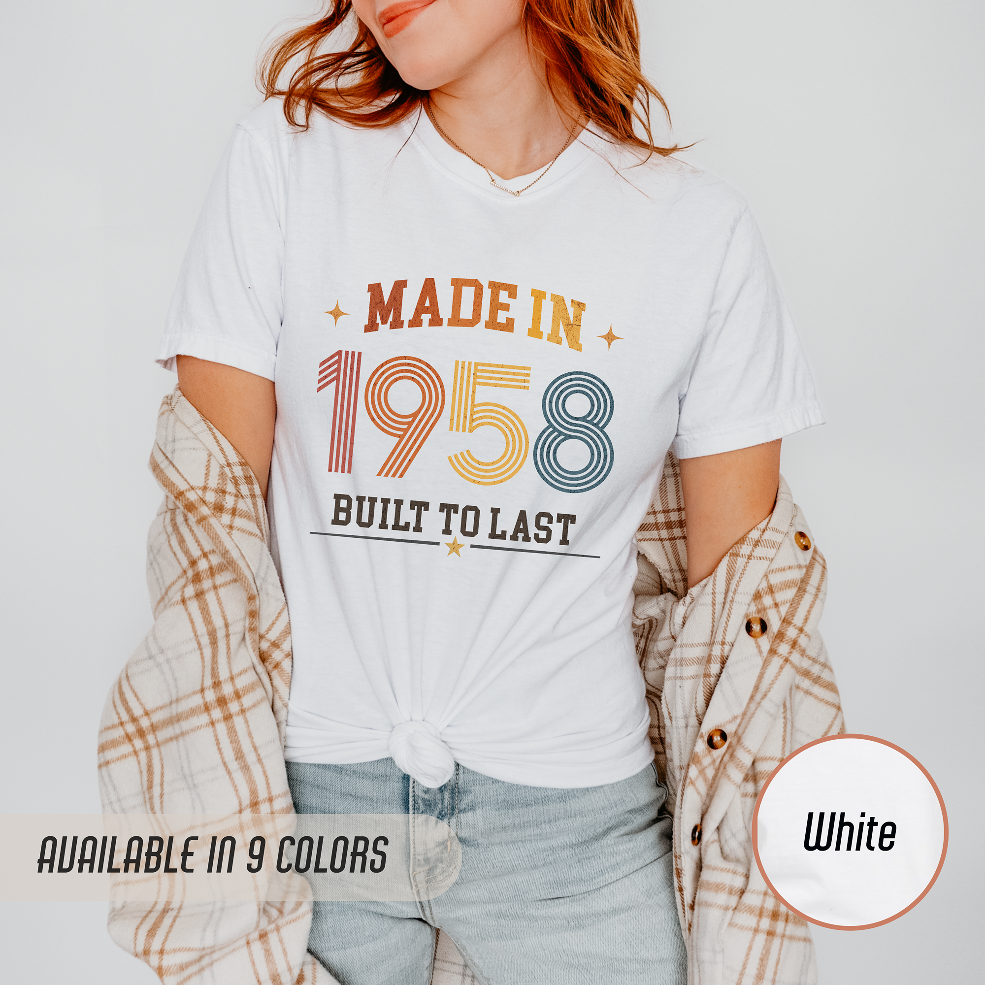 Made in 1958 T-Shirt – 68th Birthday Gift