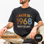 Made in 1968 – Birthday T-Shirt | Built to Last