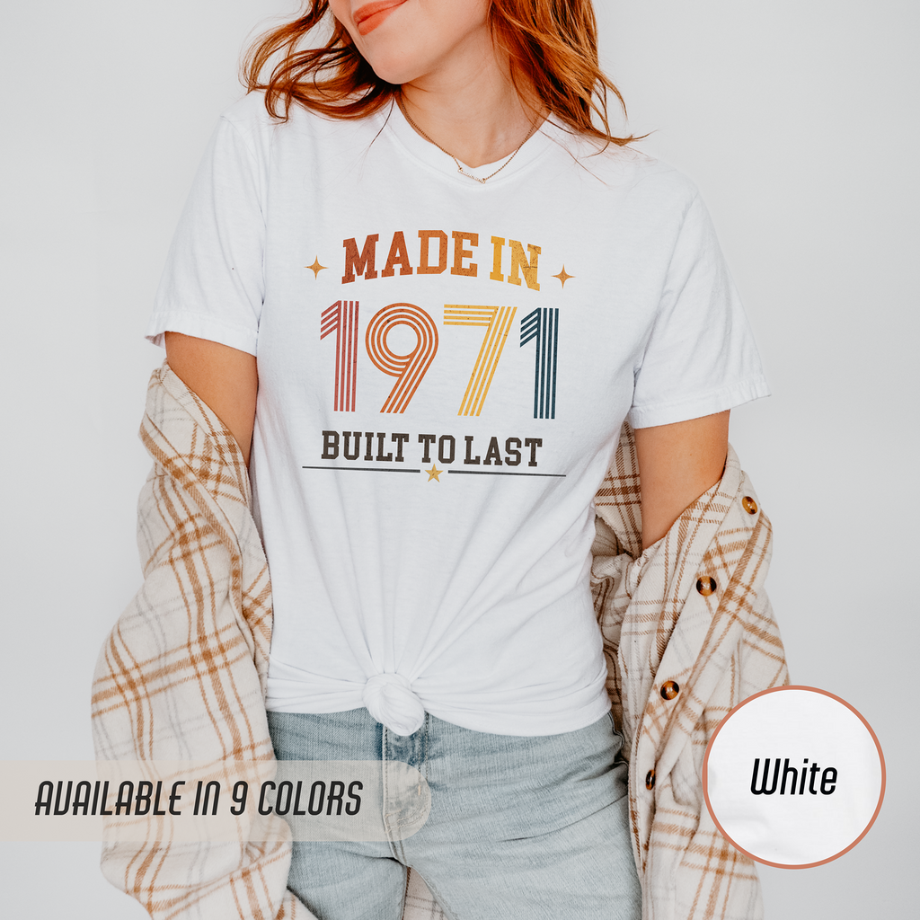 Made in 1971 T-Shirt – 55th Birthday Gift