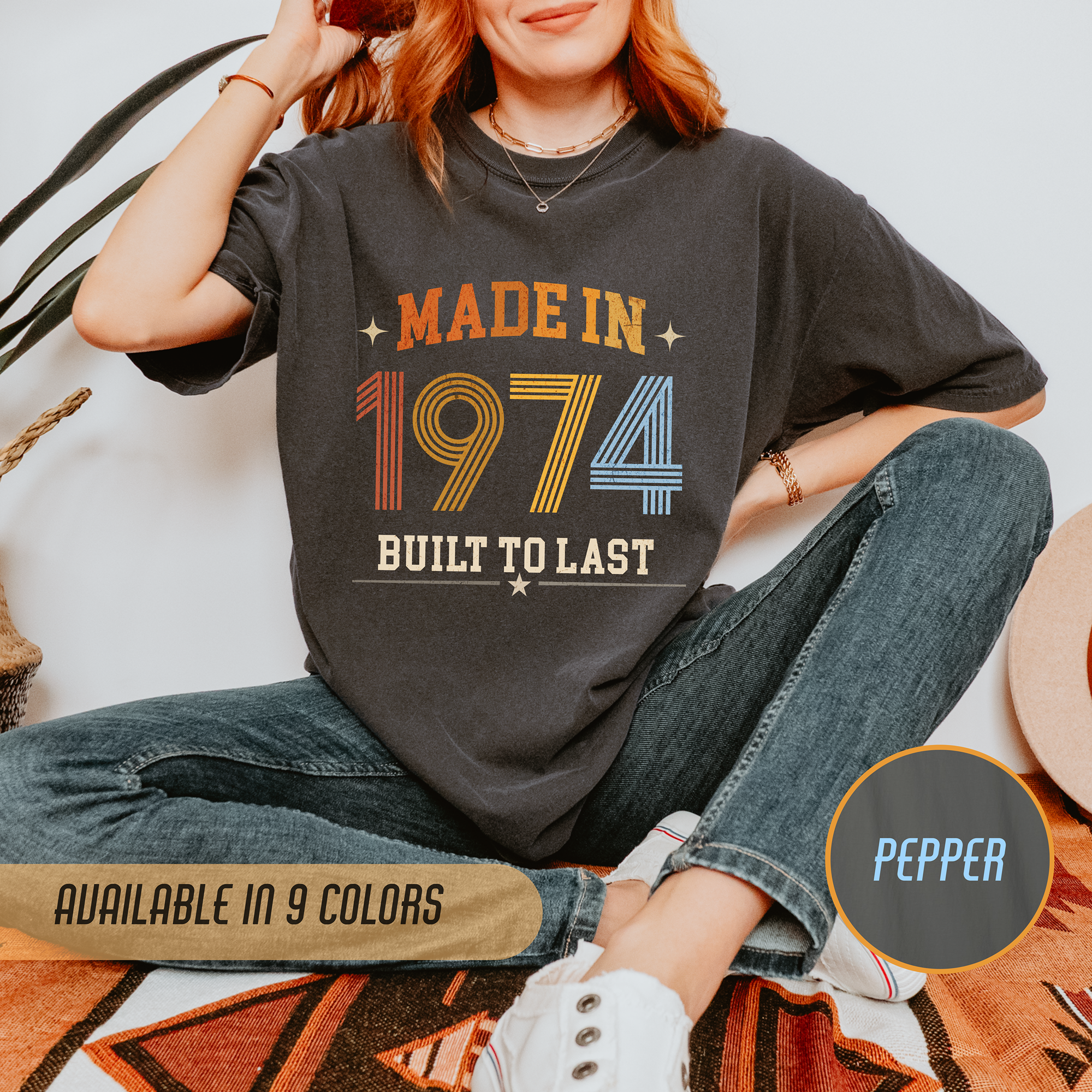 Made in 1974 T-Shirt – 52nd Birthday Gift