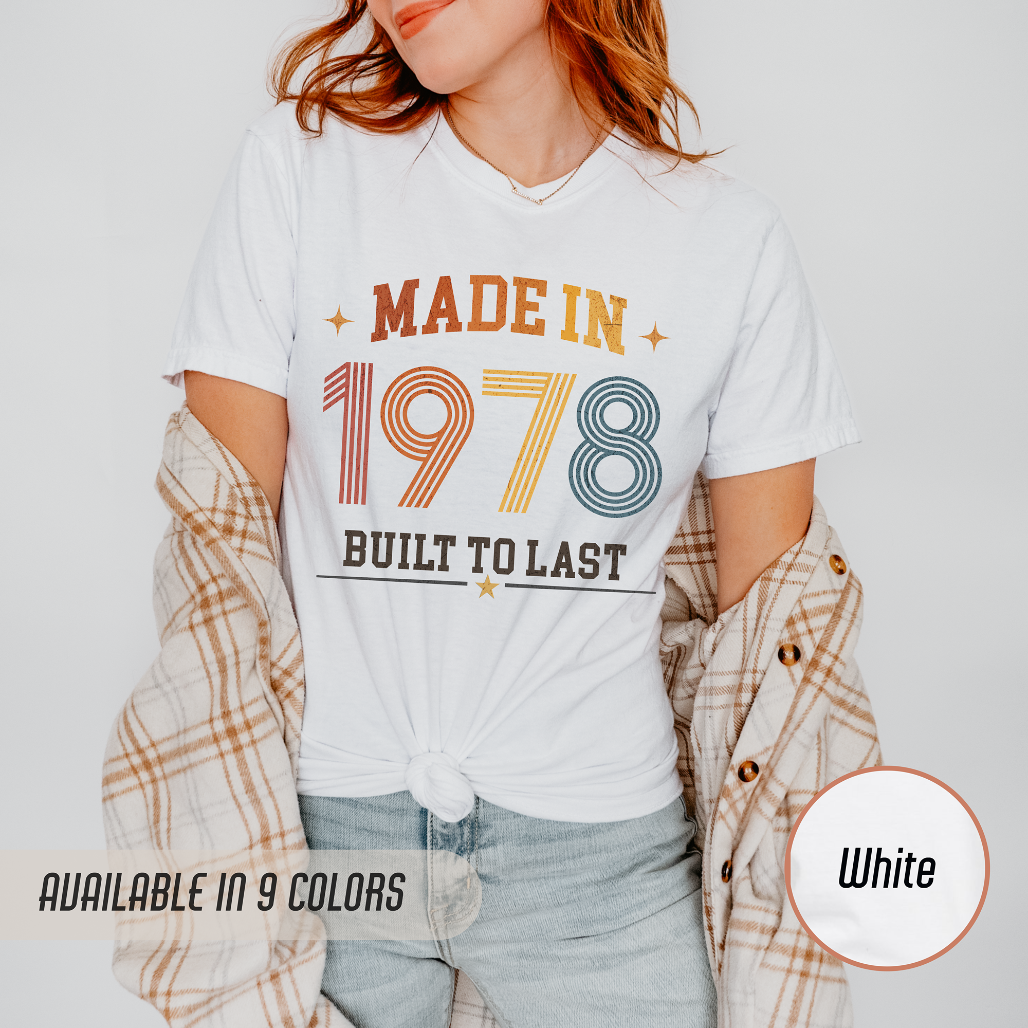 Made in 1978 T-Shirt – 48th Birthday Gift