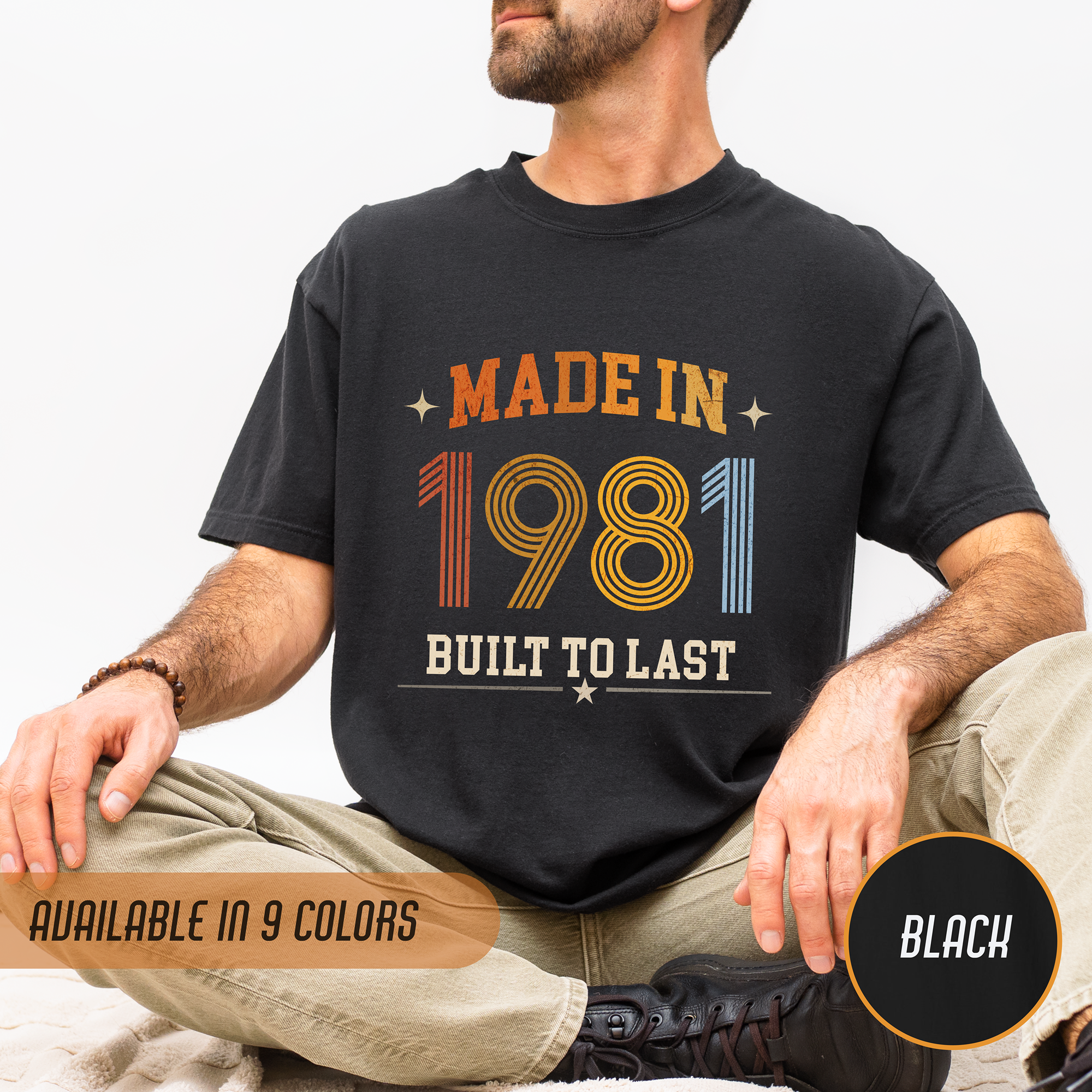 Made in 1981 T-Shirt – 45th Birthday Gift
