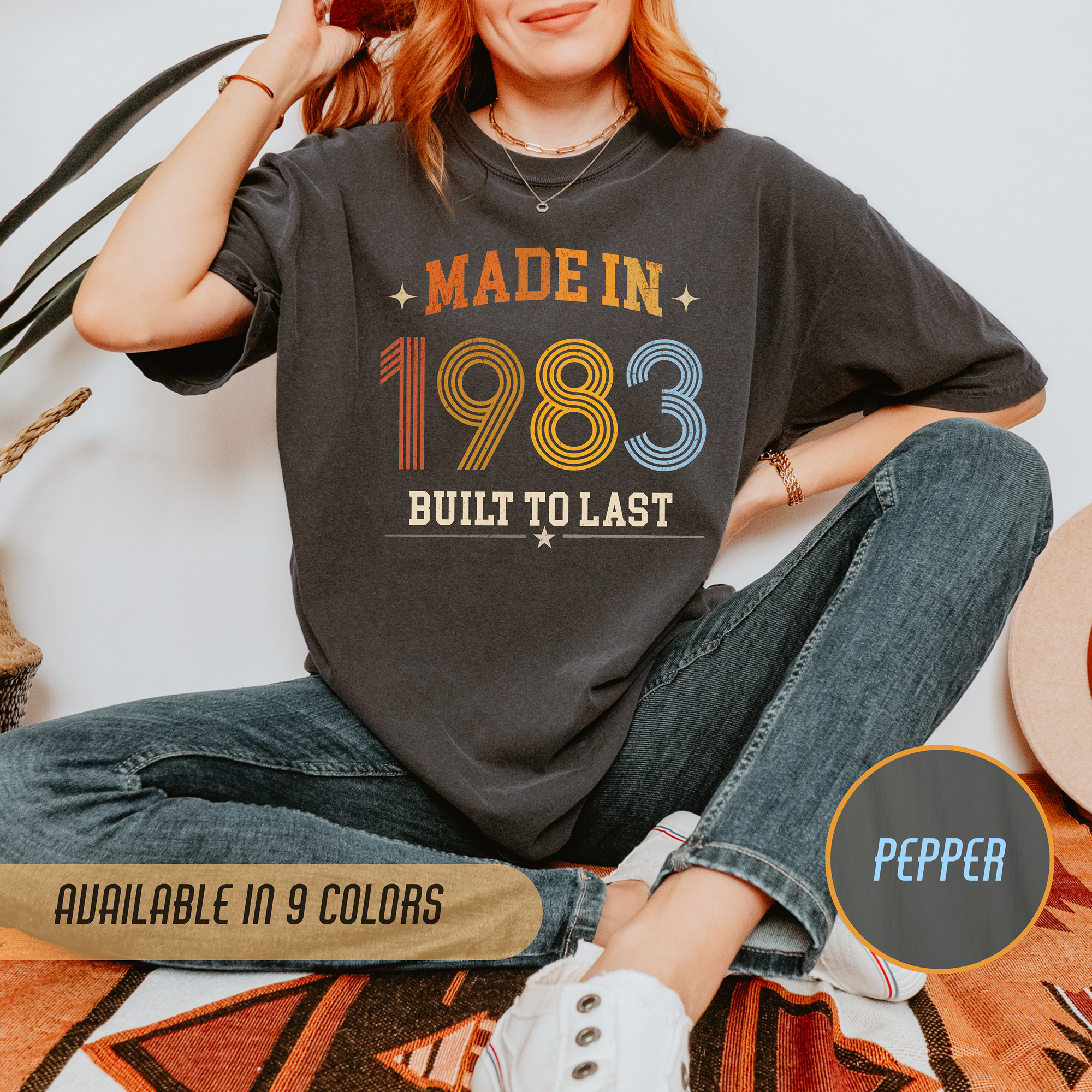 Made in 1983 T-Shirt – 43rd Birthday Gift