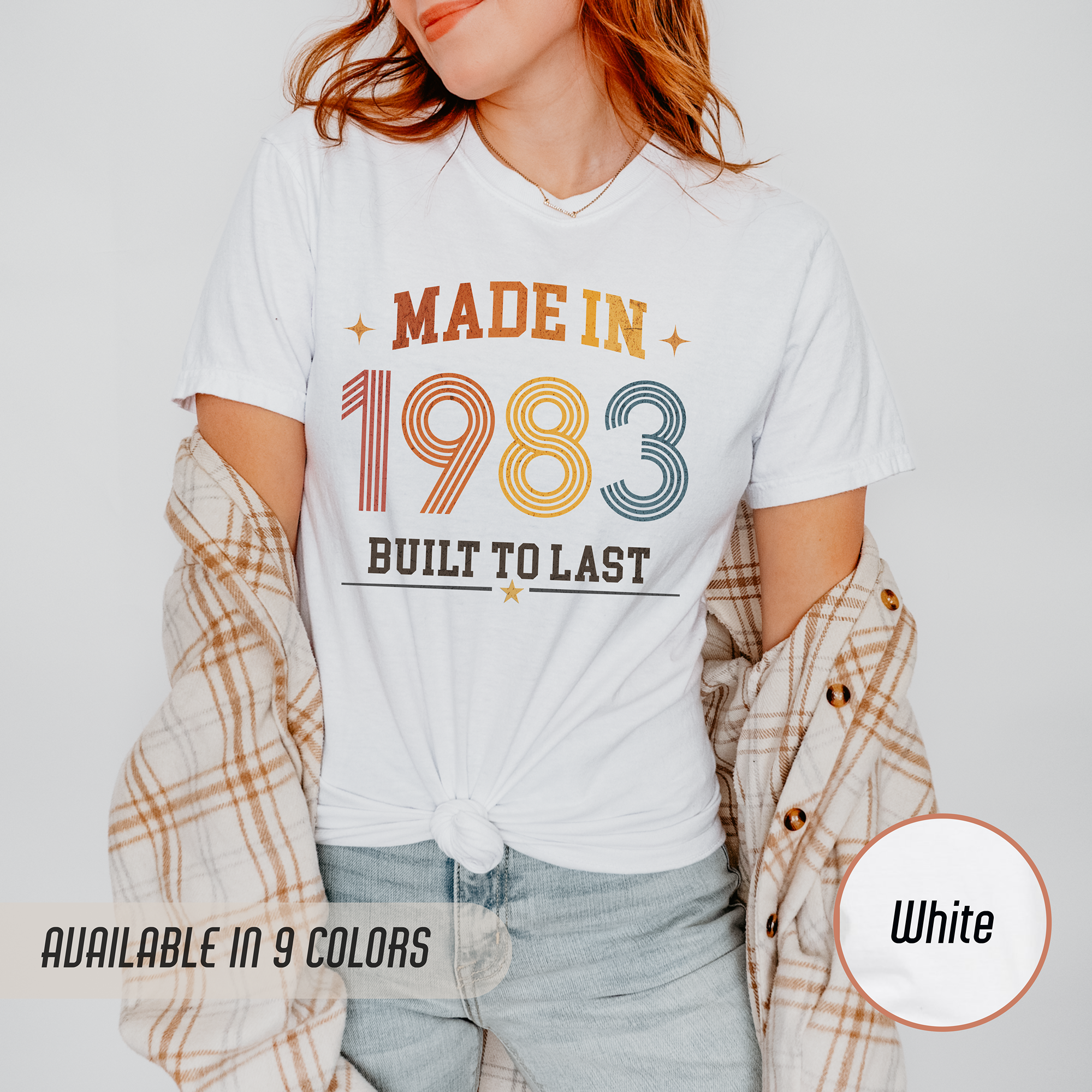 Made in 1983 T-Shirt – 43rd Birthday Gift