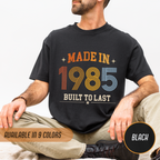 Made in 1985 – Birthday T-Shirt | Built to Last