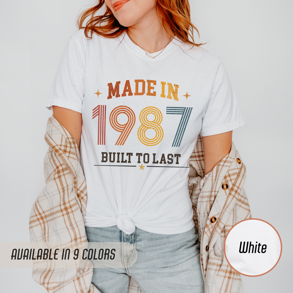 Made in 1987 T-Shirt – 39th Birthday Gift