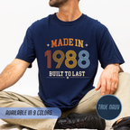 Made in 1988 – Birthday T-Shirt | Built to Last