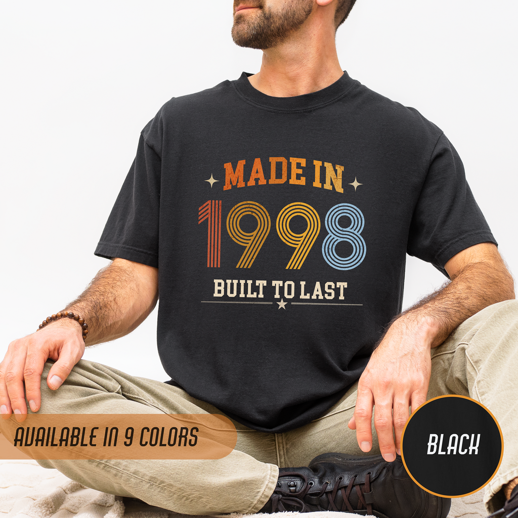 Made in 1998 T-Shirt – 28th Birthday Gift