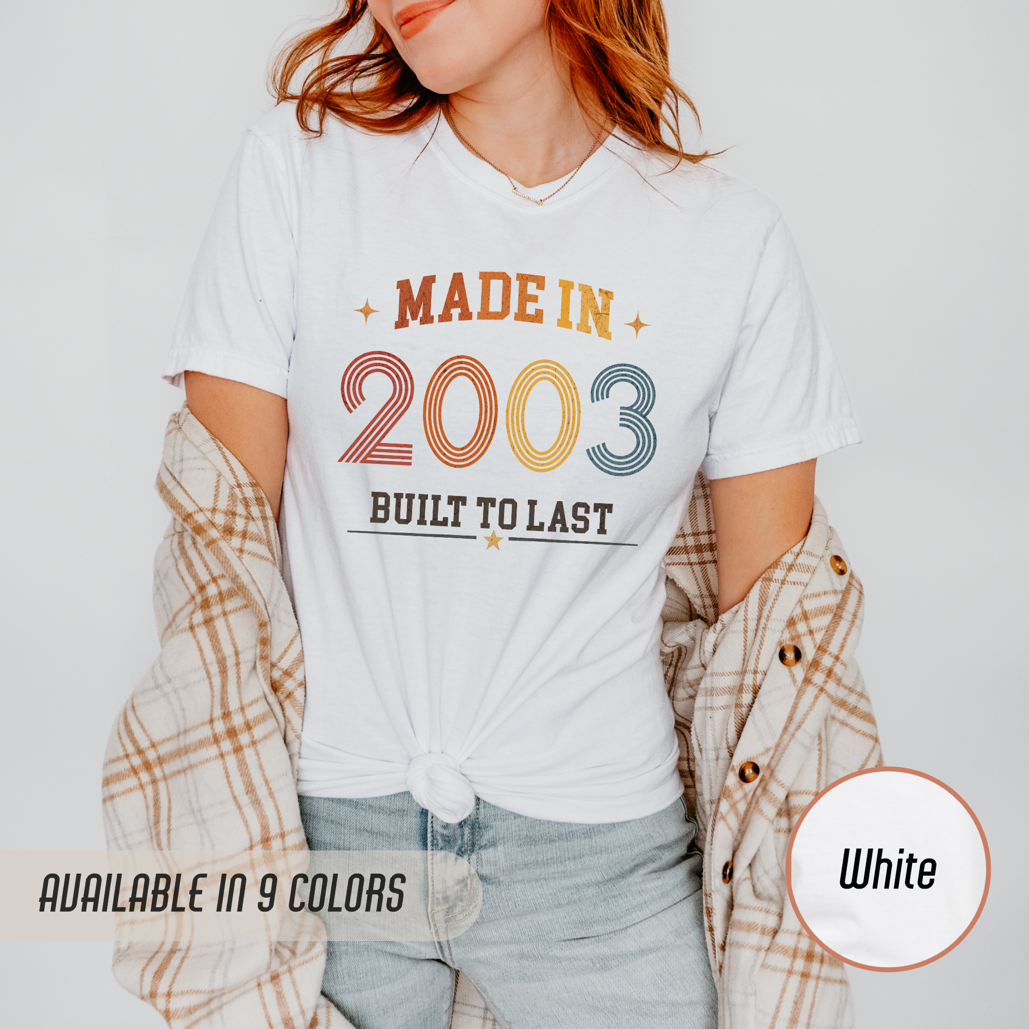Made in 2003 T-Shirt – 23rd Birthday Gift