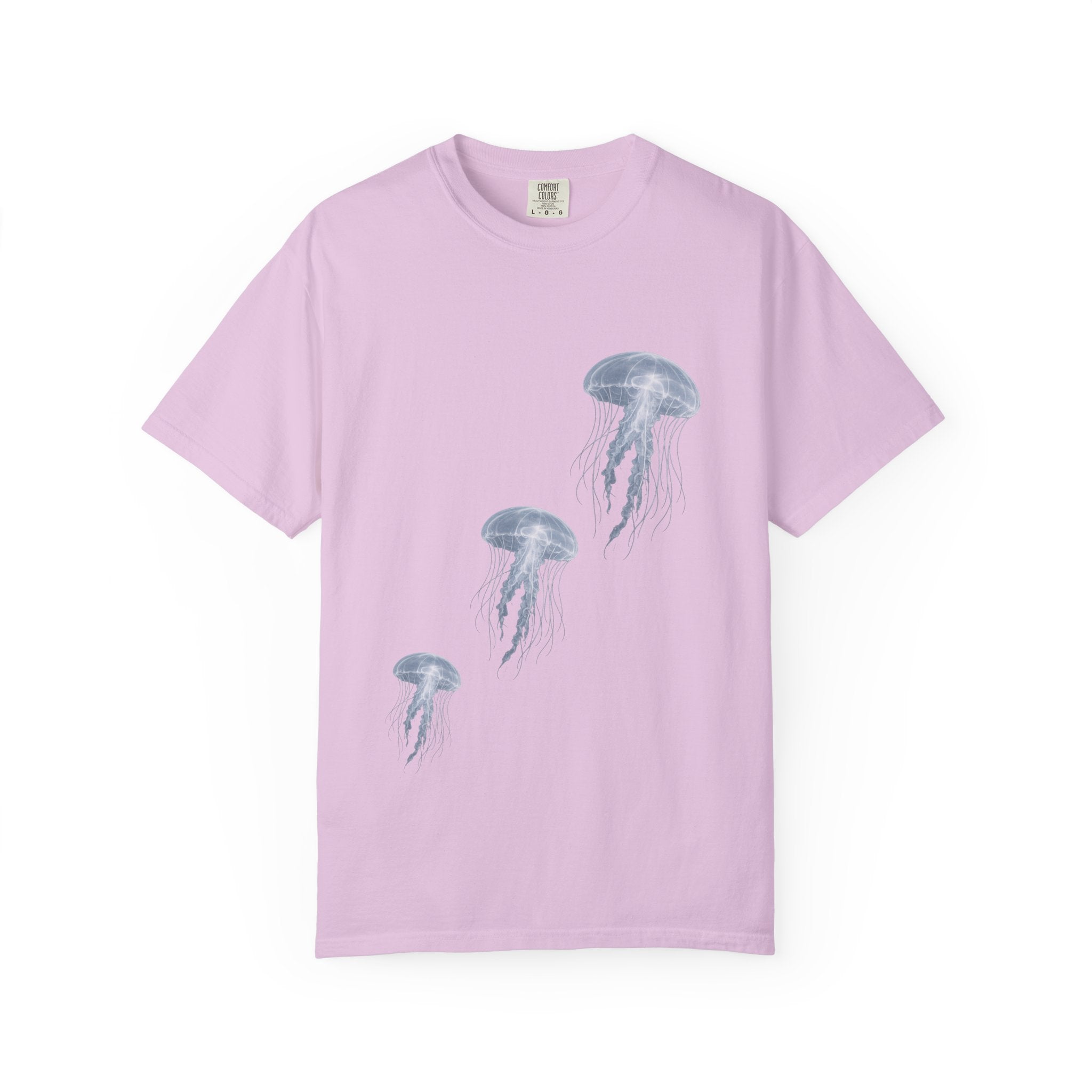 Watercolor Jellyfish T-Shirt, Ocean Lover Gift, Coastal Aesthetic Shirt, Sea Life Tee, Marine Biology Gift, Beach Vacation Shirt