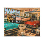 I'm Just Looking, Darling – Vintage Car Dealership Art Puzzle