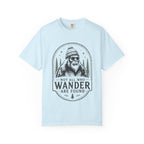 Not All Who Wander Are Found – Funny Bigfoot T-Shirt | Outdoors Edition