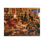 Cozy Vintage Christmas – Retro Holiday Gathering Art Puzzle