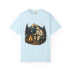 Yeti Around the Campfire – Funny Camping T-Shirt | Outdoors Edition