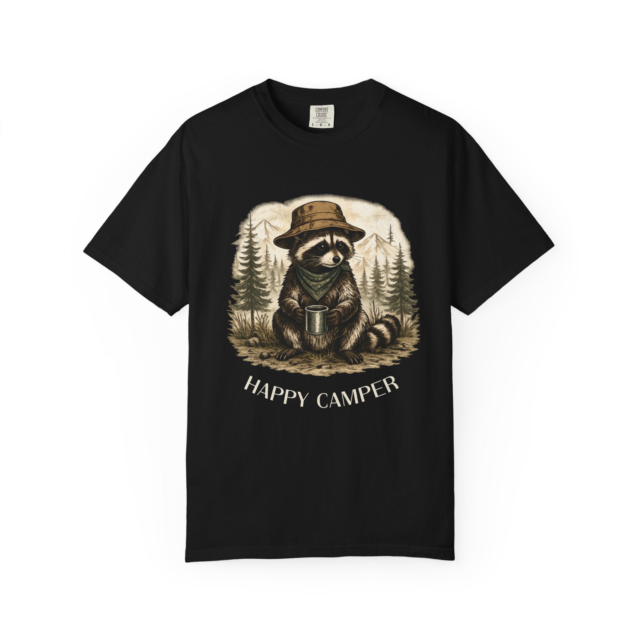 Happy Camper Shirt, Camping Lover Gift, Funny Camping Tee, Outdoor Adventure Shirt, Camp Life Graphic Tee, Comfort Colors