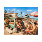 Out of Office, Possibly Forever – Retro California Beach Art Puzzle