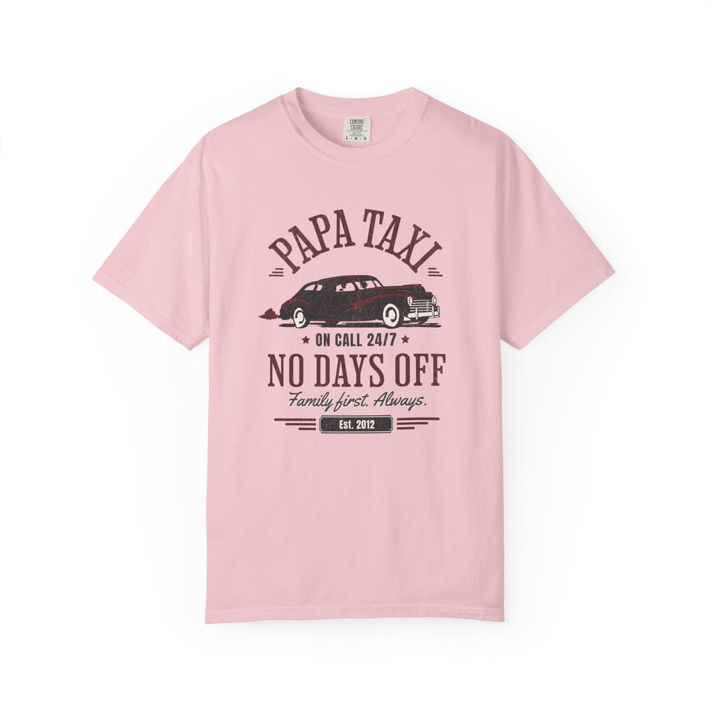 Papa Taxi Since 2012 – Vintage Dad T-Shirt, Gift for Dad