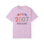 Made in 2007 T-Shirt – 19th Birthday Gift