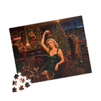 Dressed for Trouble – Vintage Cocktail Lounge Jigsaw Puzzle