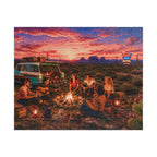 We'll Behave Tomorrow – Retro Desert Camping Road Trip Art Puzzle