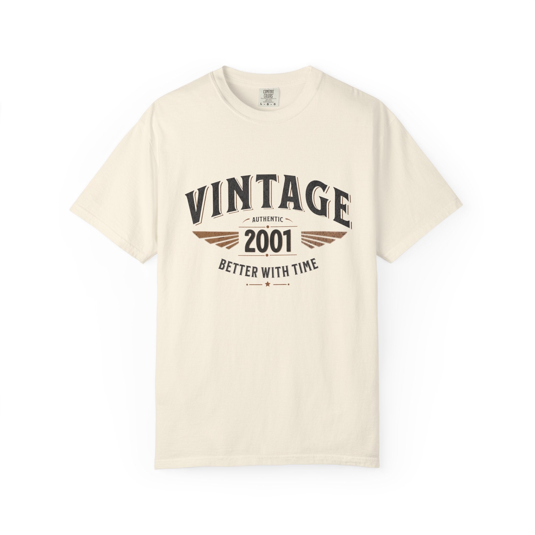 Better With Time 2001 T-Shirt – 25th Birthday Gift