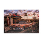 Darling, We're Not Turning Back – Retro Route 66 Road Trip Art Puzzle