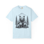 Bear Family Nature Shirt, Wildlife Lover Gift, Woodland Animal Tee, Forest Family Graphic Shirt, Comfort Colors Tee