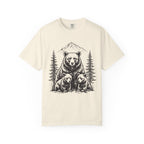Bear Family Nature Shirt, Wildlife Lover Gift, Woodland Animal Tee, Forest Family Graphic Shirt, Comfort Colors Tee