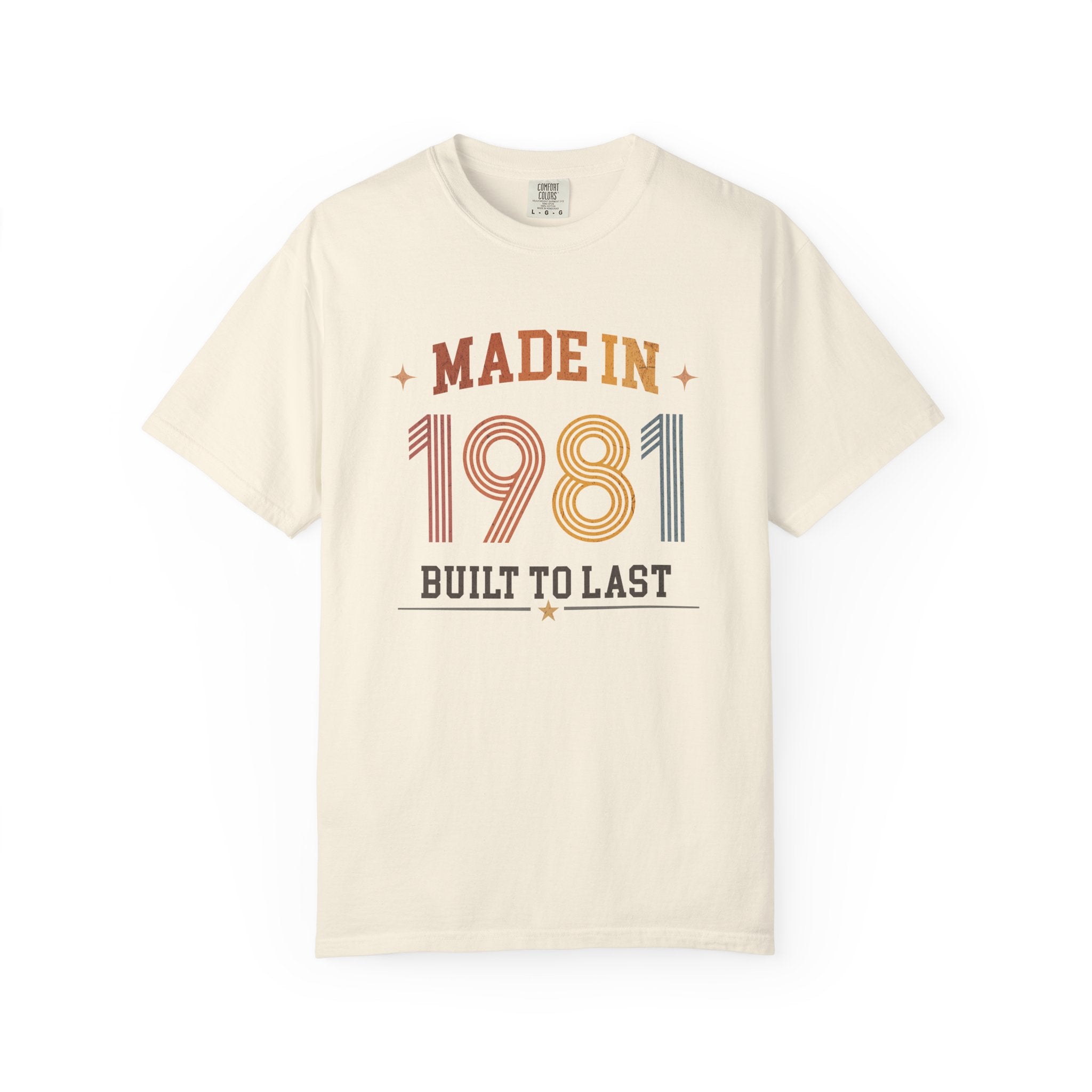 Made in 1981 T-Shirt – 45th Birthday Gift