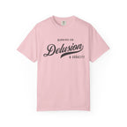 Fueled by Delusion & Audacity – Funny Entrepreneur T-Shirt | Explorer Edition